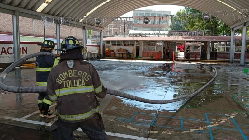 Limpios y funcionales espacios que sufrieron afectaciones por lluvias en Toluca