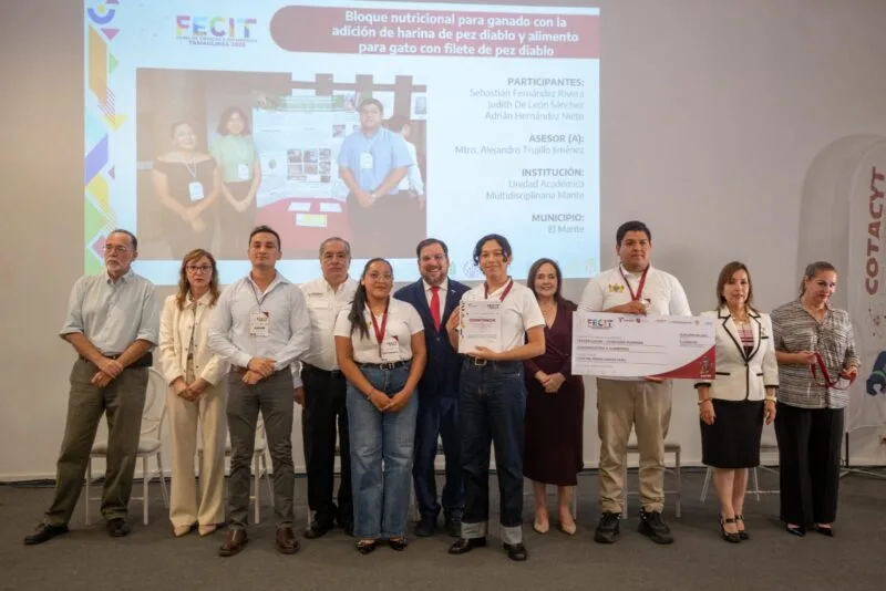 Estudiantes de la UAT transforman plaga en alimento animal de alto valor nutricional