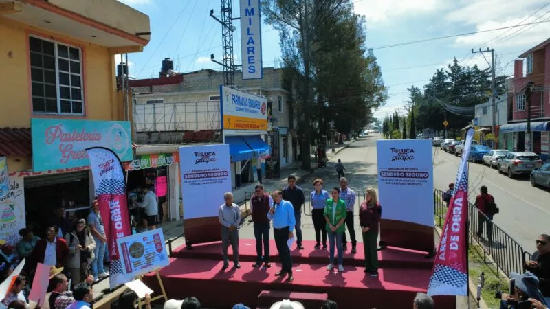 Arranca Ricardo Moreno Sendero Seguro que iluminará y protegerá a San Cayetano Morelos