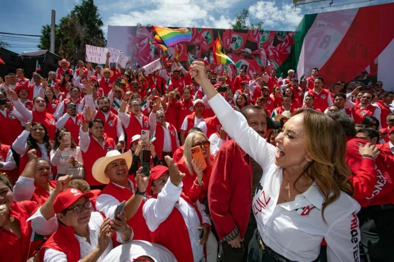 Defensores del Estado de México, muestran la fuerza del PRI