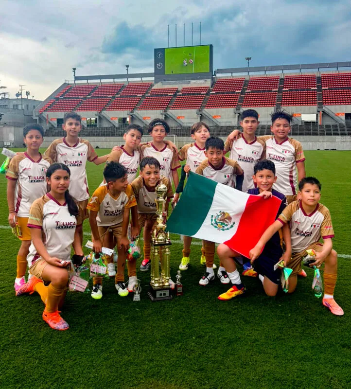 Es Toluca campeón del Torneo Internacional de Futbol de Ciudades Hermanas en Saitama, Japón